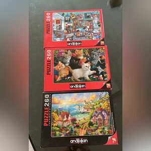 Anatolian Lot of 3 260-piece puzzles